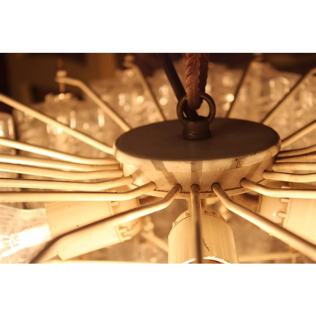 Square Chandelier from Venini, Italy, 1960s For Sale - Image 13 of 18
