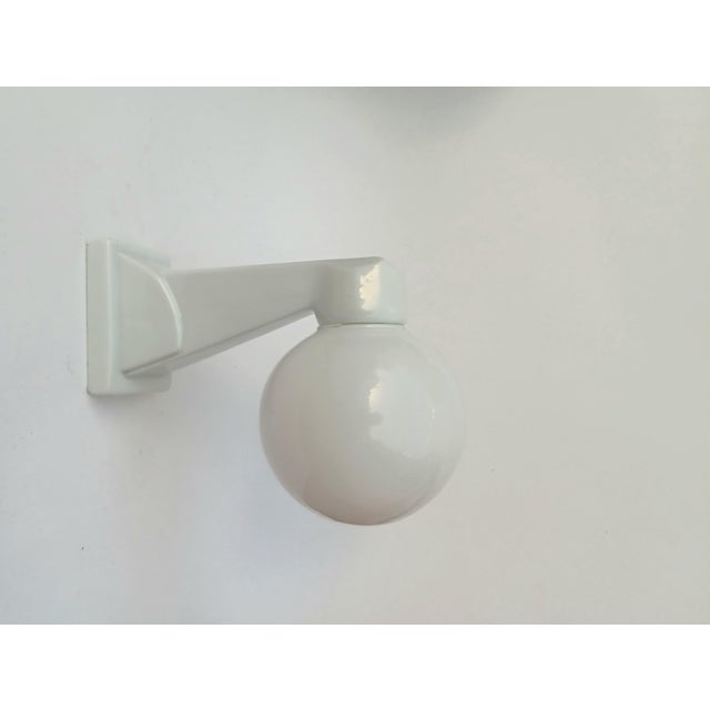 Art Deco Porcelain Bathroom Wall Light, 1930s For Sale - Image 6 of 6