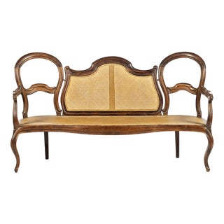 Portuguese Rosewood Sofas, Set of 2 For Sale
