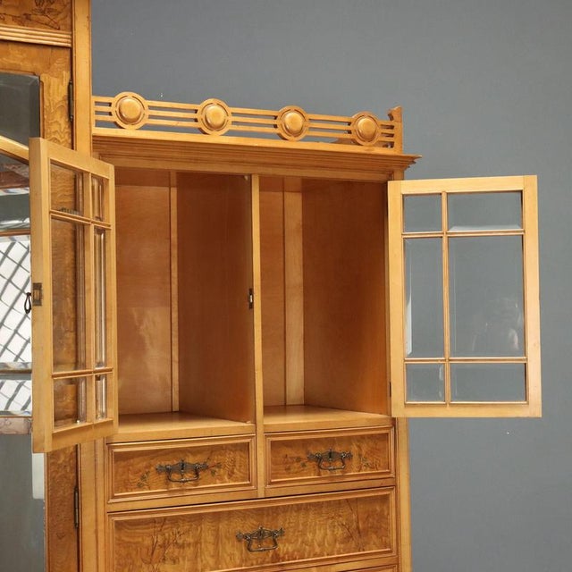 Wood Liberty Wardrobe in Ash and Maple by Ernesto Basile For Sale - Image 7 of 13