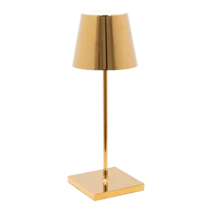 Zafferano Poldina Pro Mini Cordless Lamp in Glossy Gold