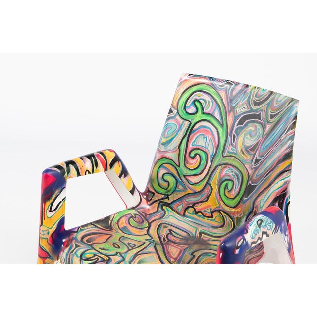 The Arco chair, a modern sculpture designed by Mario and Claudio Bellini. A great piece for the eye and modern taste. The...