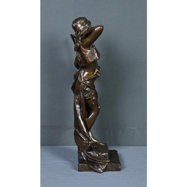 E. Villanis, Bohemian Woman, Late 19th Century, Bronze For Sale - Image 18 of 18