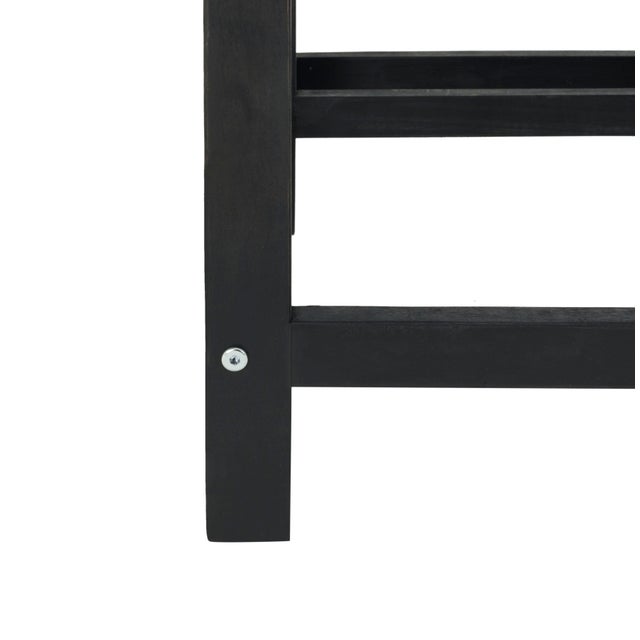 Wood Belamy Outdoor Transformer Bench in Dark Slate Grey For Sale - Image 7 of 10