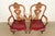 1920s Berkey & Gay Antique Georgian Burled Walnut Armchairs, Pair For Sale - Image 5 of 15