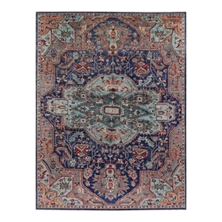 Handmade Traditional Design Wool Rug. 10'01" X 13'05" For Sale