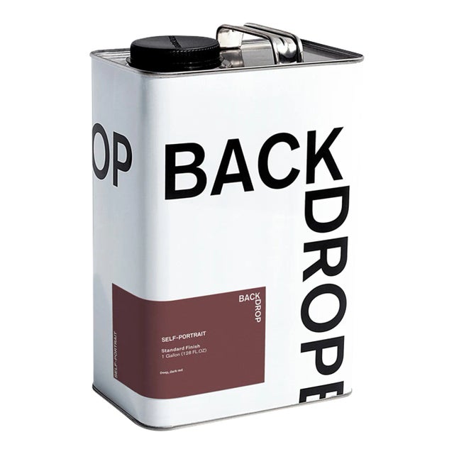 BACKDROP Standard Finish Interior Paint in Self-Portrait (Deep, Dark Red) - 1 Gallon For Sale