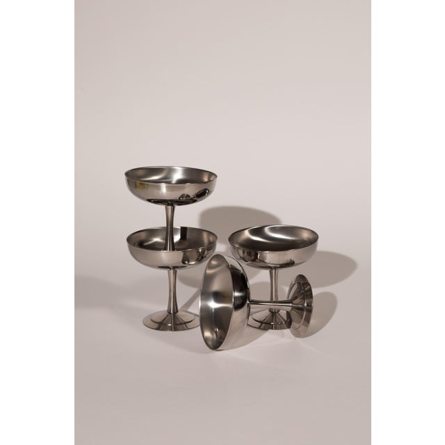 Italian Dessert Coupe Set of Six For Sale - Image 9 of 14