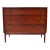 Mid Century Walnut Three Drawer Bachelors Chest by Jack Cartwright For Sale