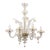1940s Exquisite 6-Light Murano Glass Chandelier, 1940s Italy For Sale