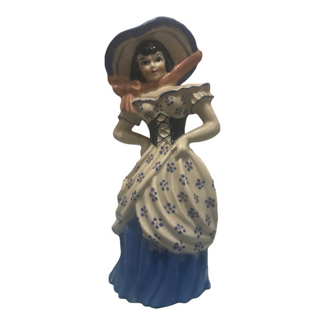 Mid-Century Ceramic Arts Studio "Miss Lucindy" Porcelain Figurine For Sale