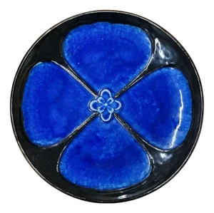 Large Scandinavian Modern Decorative Plate by Sylvia Leuchovius for Rörstrand, 1950s
