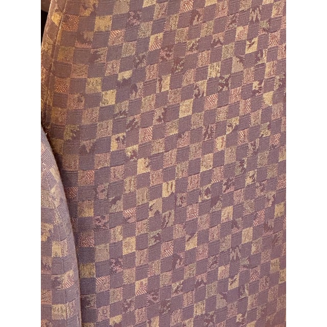 Original factory stitched upholstery, in a somewhat iriidescent somewhat some faded (evenly and subtle sunfaded)...