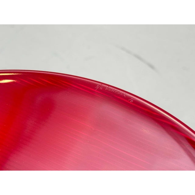 Glass Fruit Bowl by Baldwin & Guggisberg, Nonfoux, 1996 For Sale - Image 4 of 7