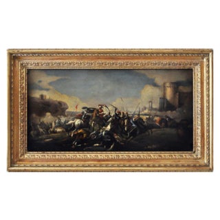 After Salvator Rosa, Cavalry Battle, 2006, Oil on Canvas For Sale