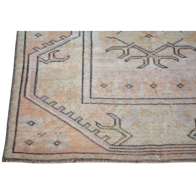 Vintage Turkish Anatolian Hand Knotted Wool Rug, 2'8''x9' For Sale - Image 4 of 4