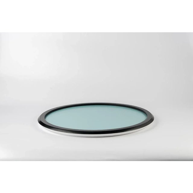 Metal Tensione Superficiale Circular Trays by Gumdesign for Offiseria, Set of 6 For Sale - Image 7 of 8