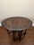 Petite Antique English Side Sofa Table Barley Twist Drop Leaf Gateleg Carved Oak For Sale - Image 12 of 18