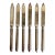 Set of 6 Reed & Barton Silver-Plated Appetizer Knives For Sale