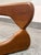 Isamu Noguchi Style Glass + Wood Coffee Table For Sale - Image 10 of 12
