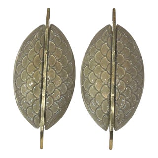 Pair of Modern Murano Sconces For Sale