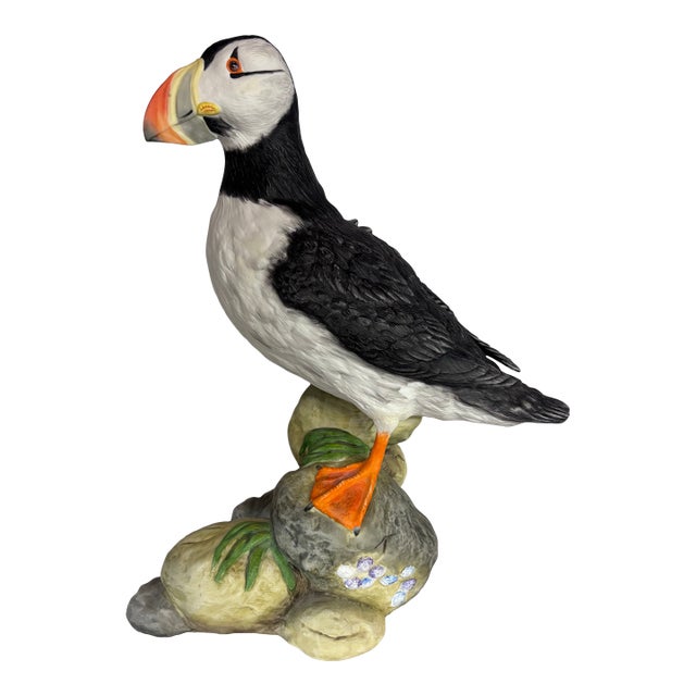 1990s Boehm Atlantic Puffin National Audubon Society 40th Edition Signed and Numbered For Sale