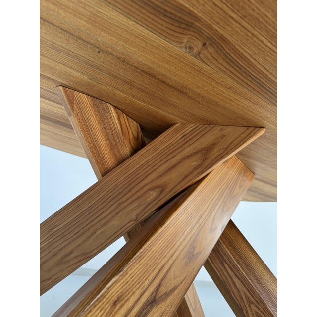 Pierre Chapo French Early Edition Aban T35C Table in Elm attributed to Pierre Chapo, 1970s For Sale - Image 4 of 18