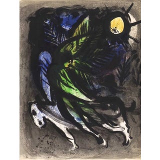 1960 Marc Chagall Original Lithograph L’ange For Sale