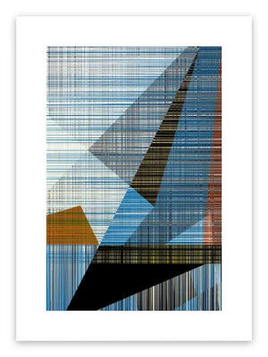 Contemporary Abstract New Media Art Print "Straec #8" Luuk De Haan