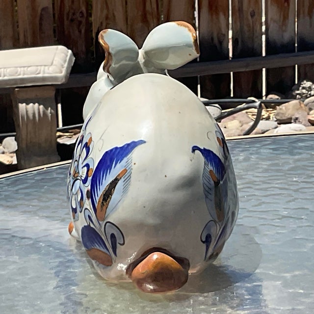 Figurative Large 1960s Tonala Bunny Figurine For Sale - Image 3 of 6