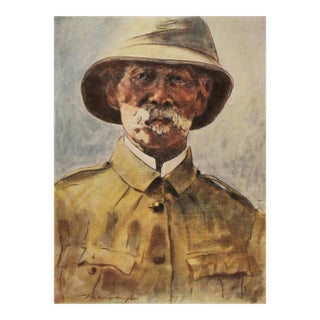 1901 Mortimer Menpes, "Lord Roberts", Safari Style Antique Print For Sale