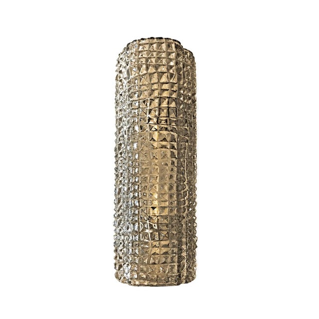 Smoked-Fumècrocodile Murano Glass Wall Sconces by Simoeng for Simoeng, Set of 2 For Sale - Image 4 of 6
