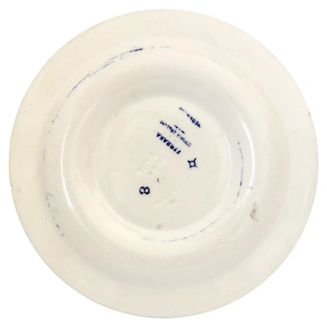 Wedgwood Antique Wedgwood "Ferrara" Transferware Sauce Tureen W/ Original Ladle For Sale - Image 4 of 7