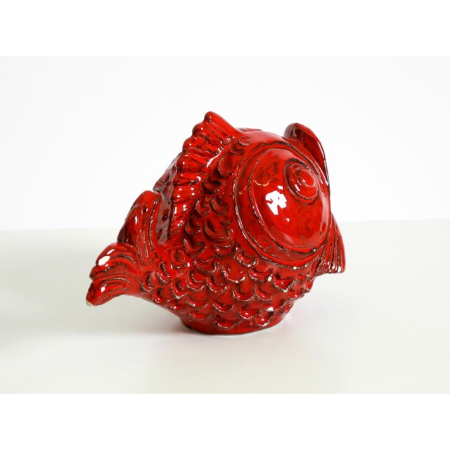 Black Ceramic Fish Money Box by Aldo Londi for Bitossi, Italy, 1960s For Sale - Image 8 of 18