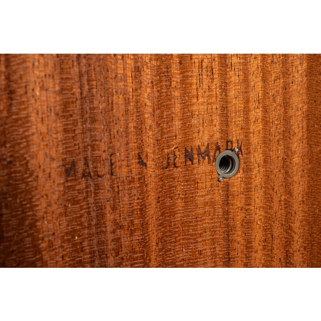 Single Danish Mid-Century Modern "Ingrid" Model Dining Chair in Teak & Original Fabric by Niels Koefoed, Denmark, C. 1960s For Sale - Image 13 of 18