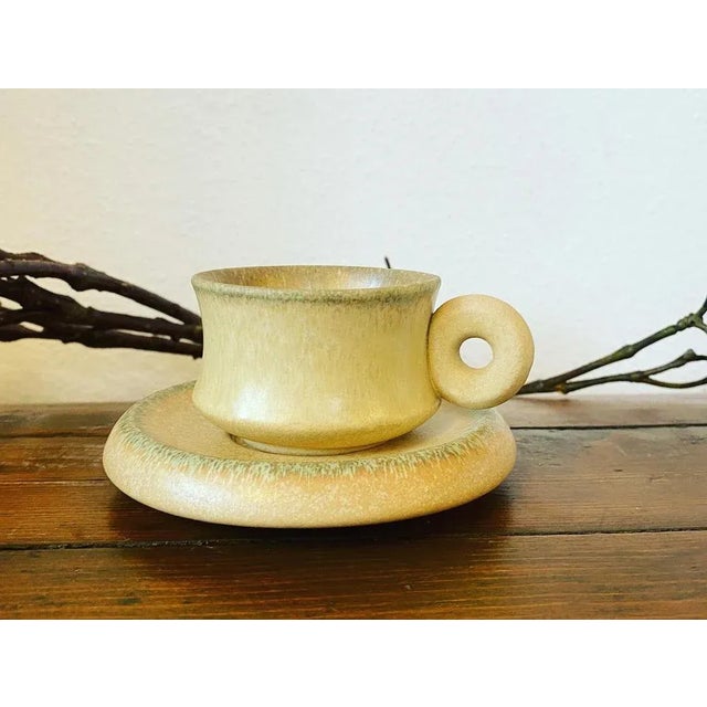 Mid-Century Modern Italian Modernist Stackable Tea Set in Ceramic from SC3, 1970s, Set of 9 For Sale - Image 10 of 18