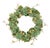 Hydrangea and Seedum Floral Wreath 32"D For Sale
