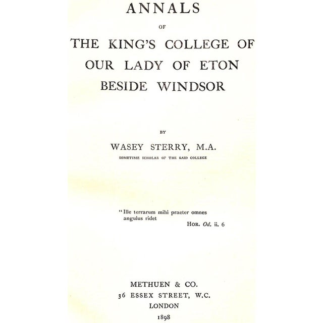 STERRY, Wasey [362] pp. Methuen & Co. 1898 8 3/4" x 6" Bound by Spottiswoode & Co Ltd The first edition of Sterry's...