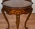 1920s Antique French Louis XV Walnut & Satinwood Inlay Side / End Table For Sale - Image 4 of 10