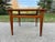 Brown Vintage Heritage Mid-Century Danish Modern Solid Walnut Side Table | Sculpted Minimalist Accent Table | MCM End Table For Sale - Image 8 of 12