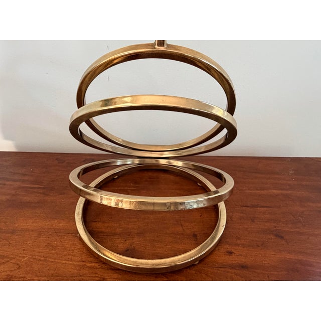 Brass Vintage Brass Slinky Lamp For Sale - Image 8 of 12