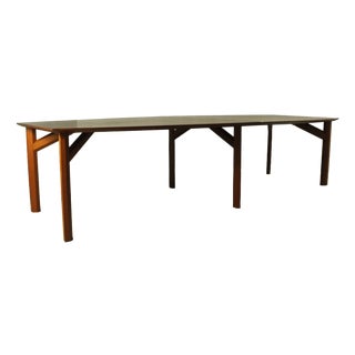 Large Teak Table, Denmark, 1980s For Sale