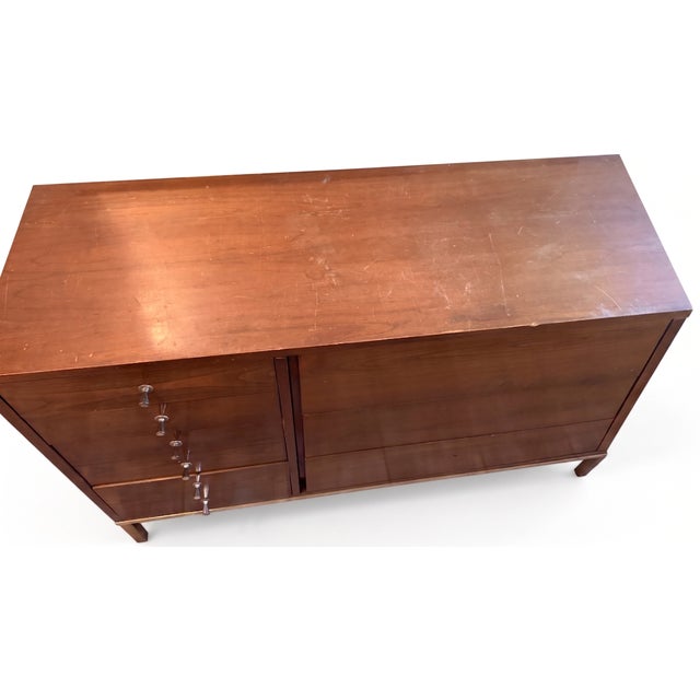 Mid-Century Modern 1960s Mid-Century Modern American Walnut Credenza by John Stuart For Sale - Image 3 of 5