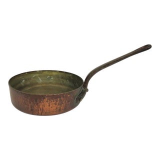 19th Century French Copper Pan For Sale