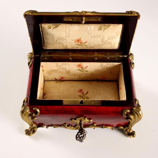 Napoleon III French Jewelry Casket For Sale - Image 3 of 9