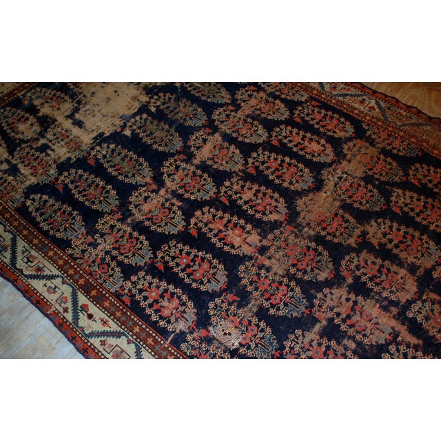 Red 1830s, Handmade Antique Collectible Northwest Persian Runner 5.2' X 10.7' For Sale - Image 8 of 8