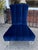 1990s Mid Century Modern Phyllis Morris Lucite Chair W Sapphire Blue Velvet For Sale - Image 5 of 7