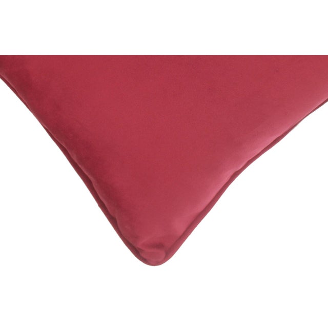 Shabby Chic Shabby Chic Velvet Handmade Pillow For Sale - Image 3 of 7