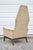 Mid 20th Century Mid Century Modern Adrian Pearsall Style Beige Diamondback Walnut Lounge Chair For Sale - Image 9 of 10