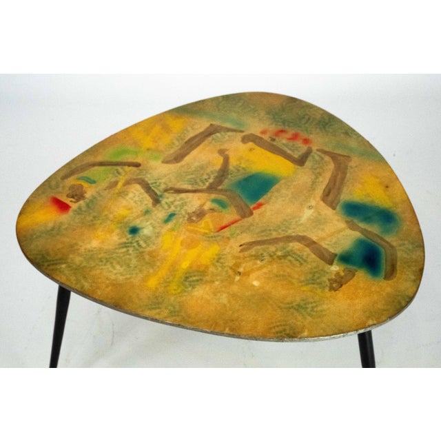 Mid-Century Modern Italian Tripod Coffee Table, 1950s For Sale - Image 12 of 13